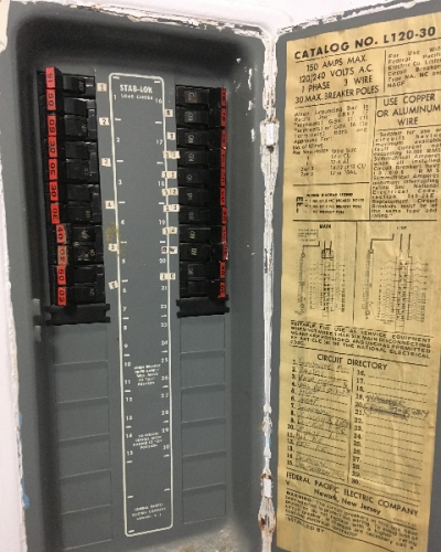 Federal Pacific electrical panel